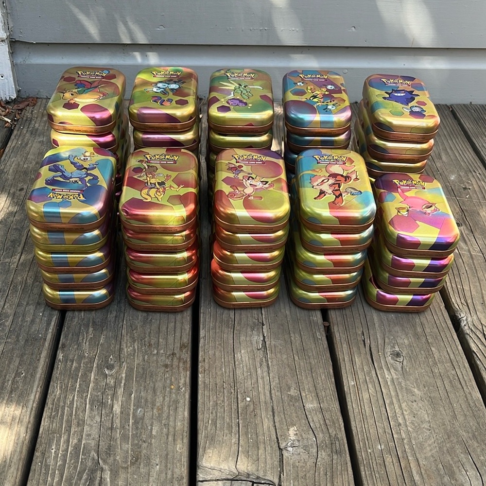 151 POKÉMON (54) EMPTY POKÉMON CARD TINS